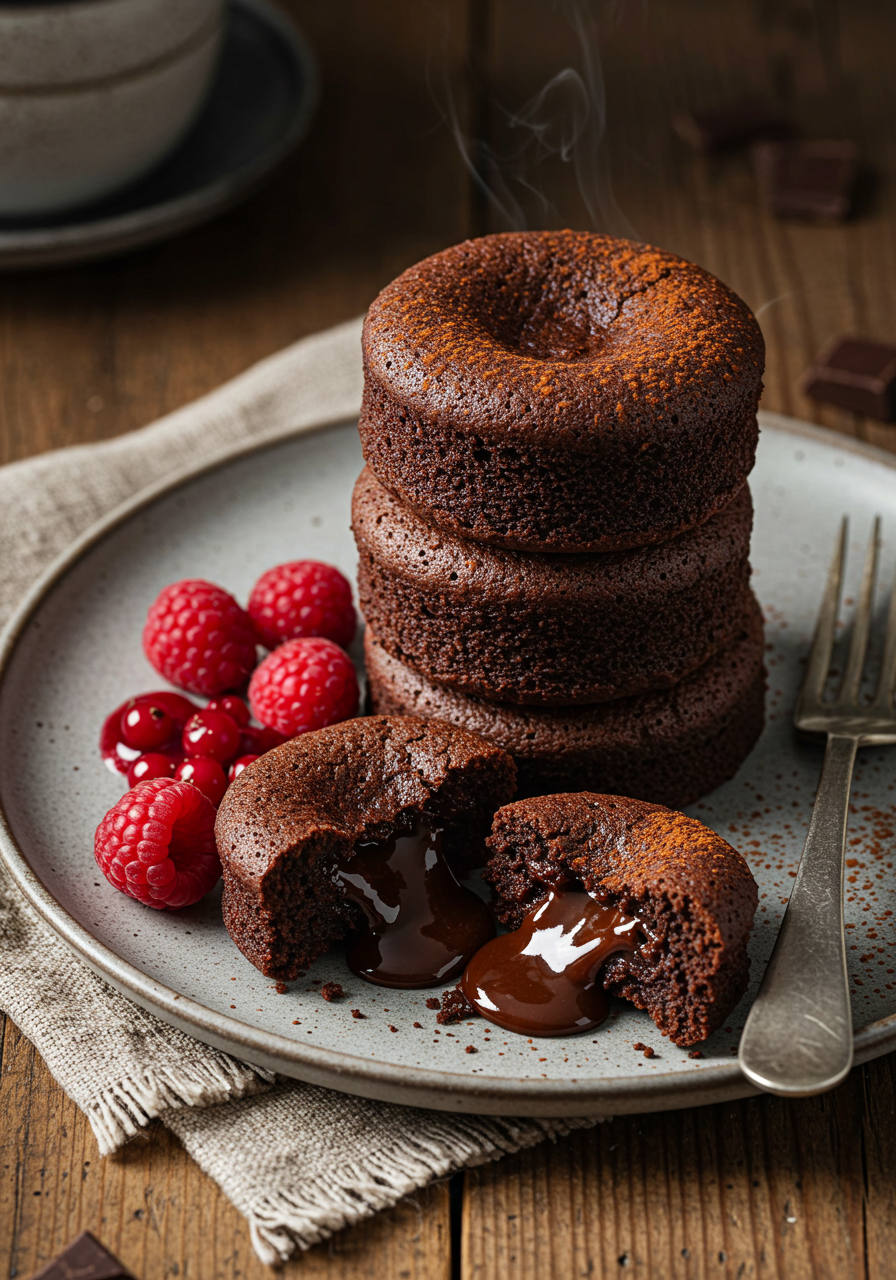 Moelleux au chocolat sans beurre sans sucre