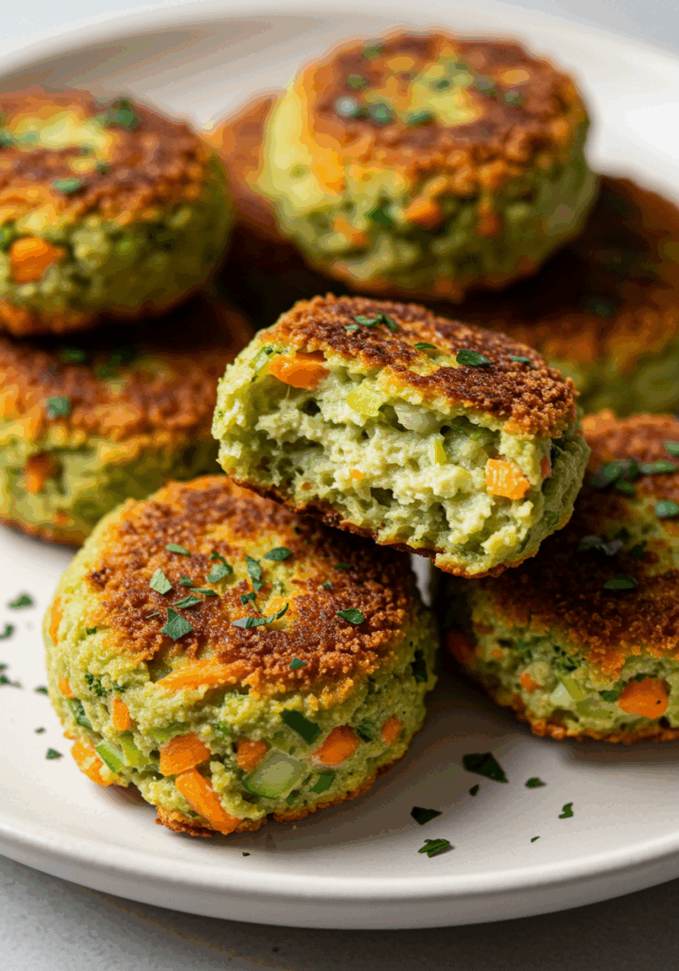 Croquettes de brocolis et carottes