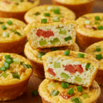 Mini quiches aux poireaux et saumon fumé sans pâte