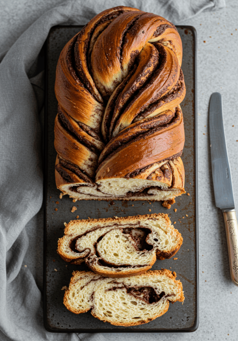 Babka polonaise au chocolat