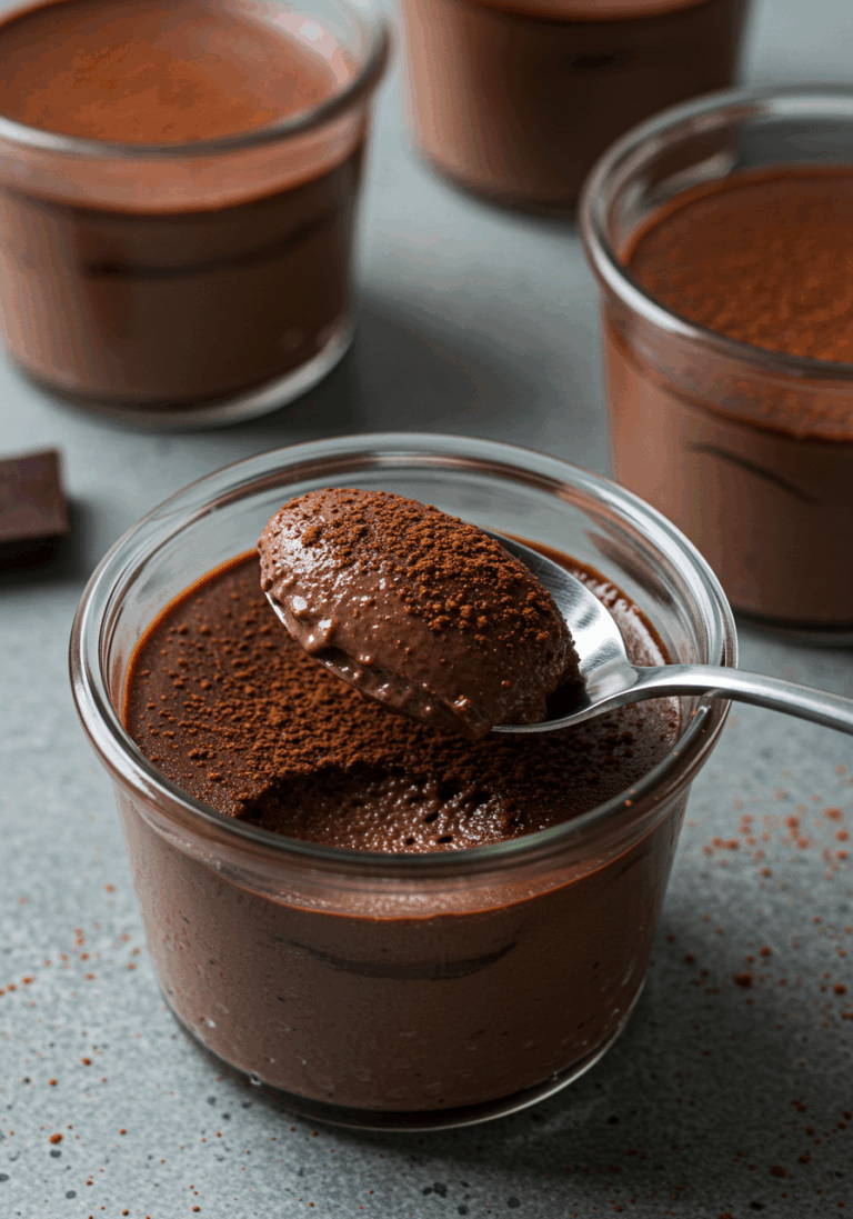 Petits pots de crème au chocolat