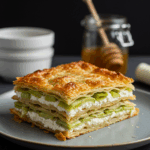 Brick poireau miel fromage