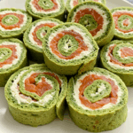Roulé aux courgettes et au saumon fumé