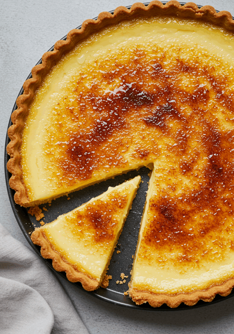 Tarte Crème Brûlée Citron
