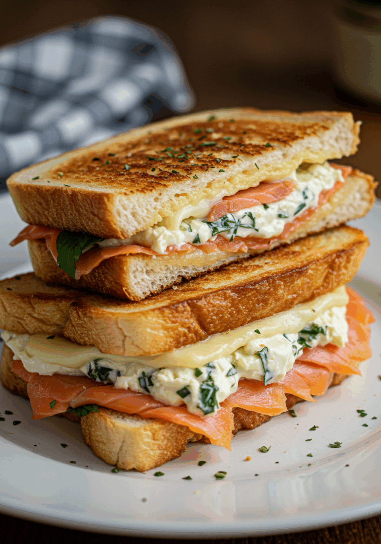 Croque-Monsieur Saumon & Boursin