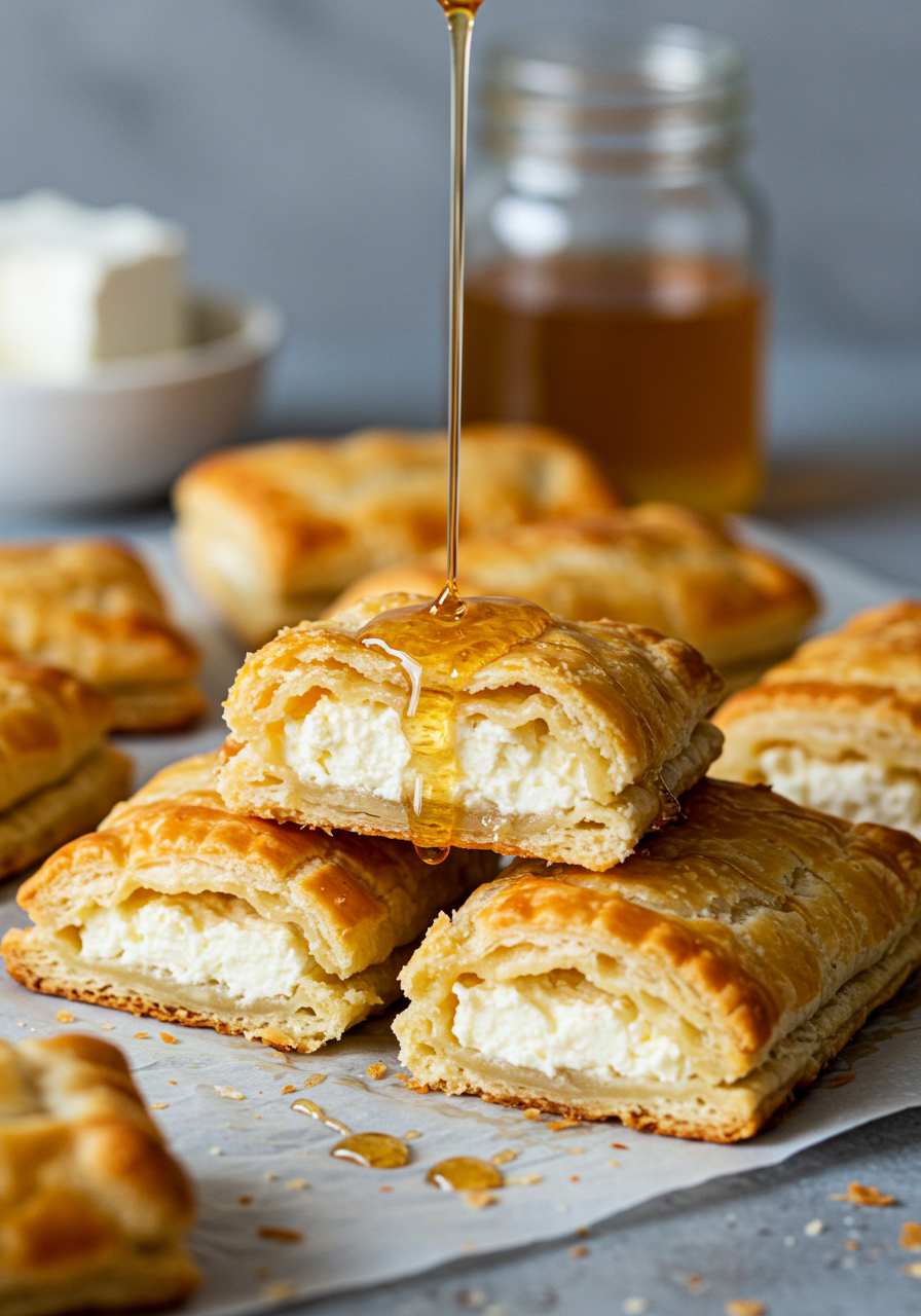 Bricks chèvre miel au four