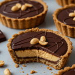 Tartelette cacahuète et chocolat au lait