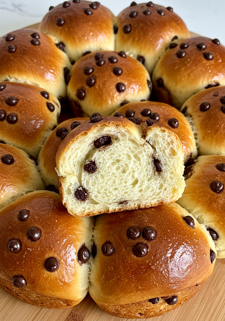 Brioche Butchy Moelleuse aux Pépites de Chocolat