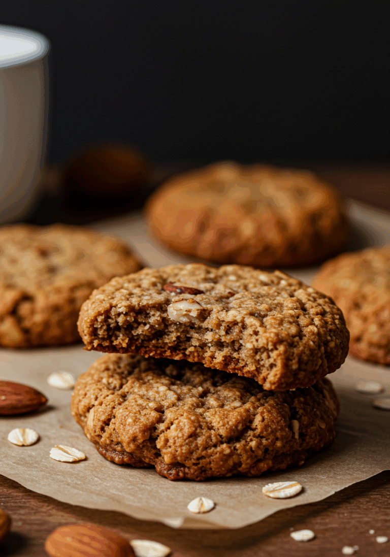 Biscuits aux flocons d'avoine et aux amandes