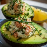 Avocats farcis (thon & fromage Saint-Morêt)