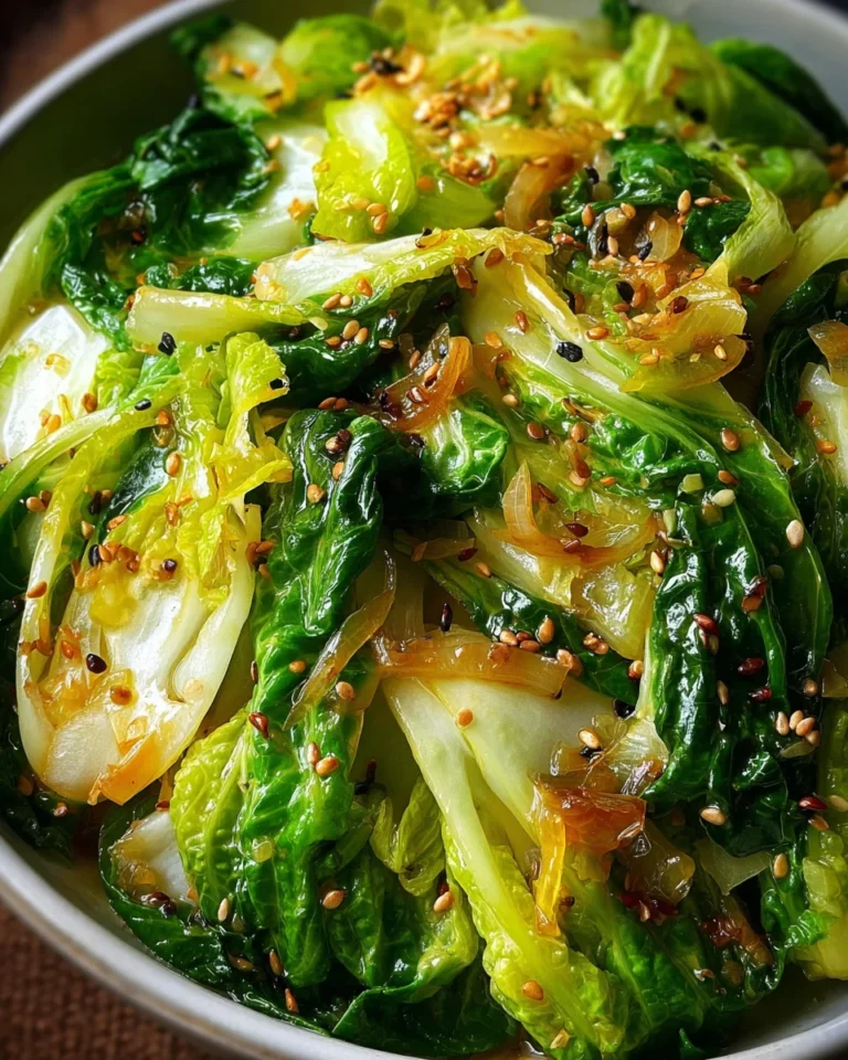 Chou Chinois Sauté
