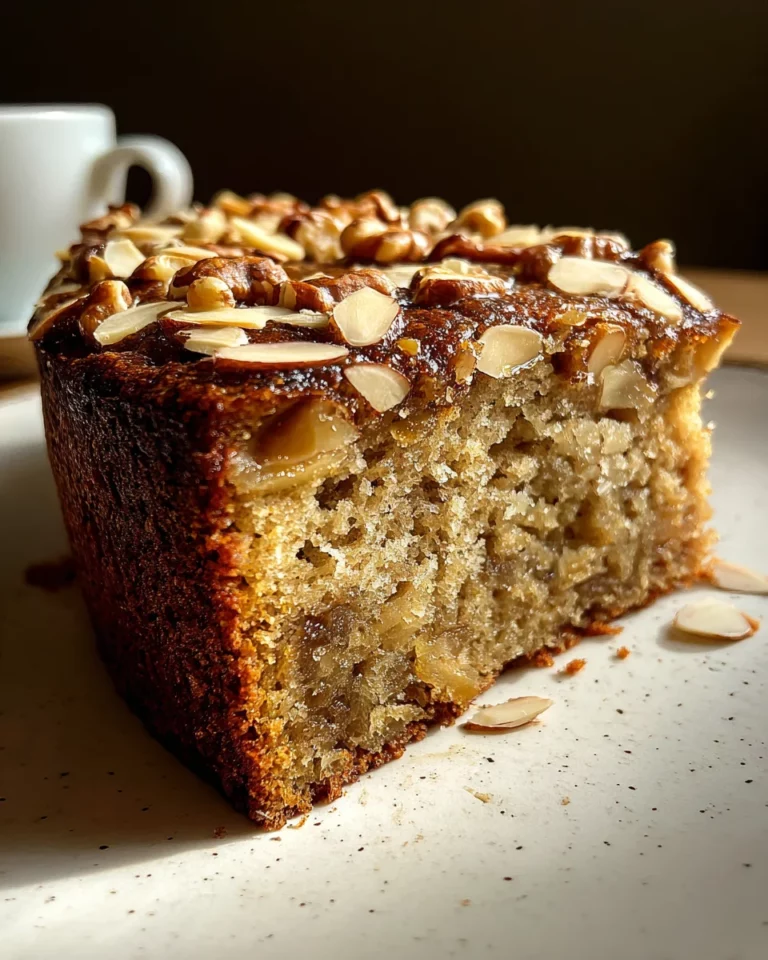 Fondant Banane Amandes Noix