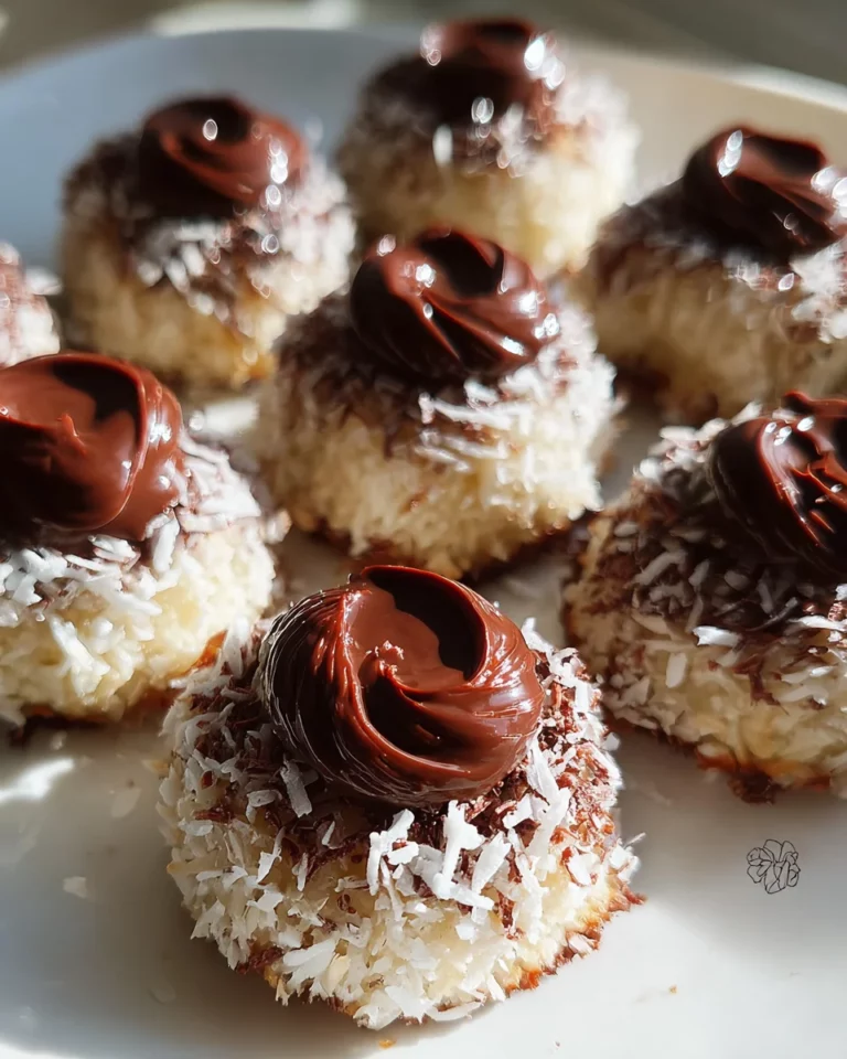 Biscuits sans cuisson coco-choc