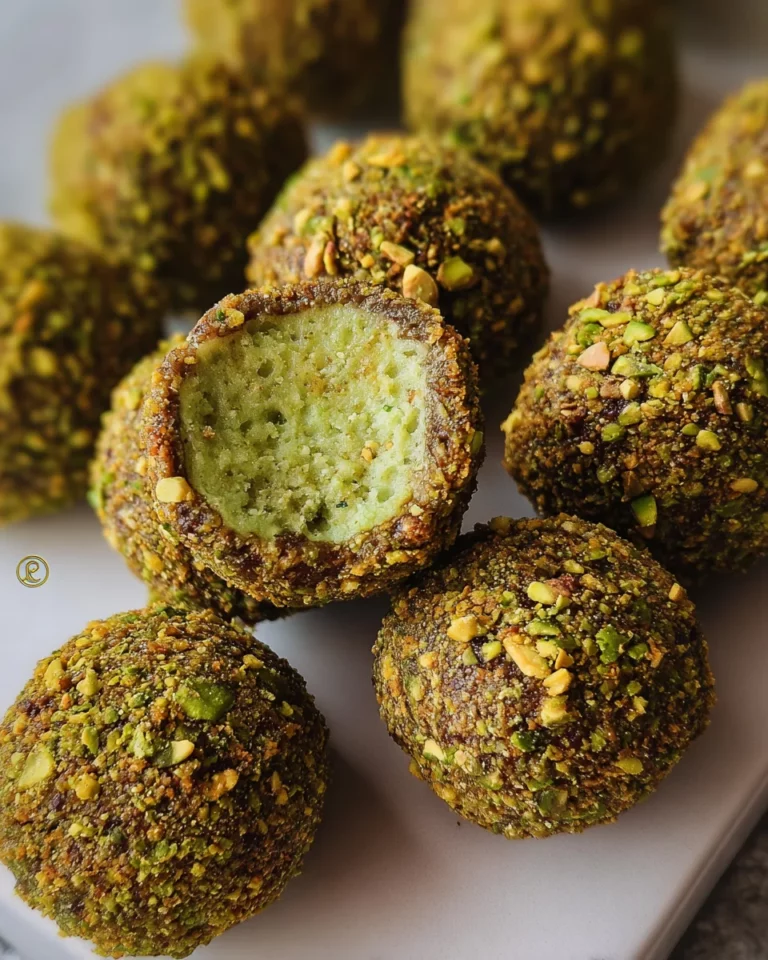 Biscuits sans cuisson pistache