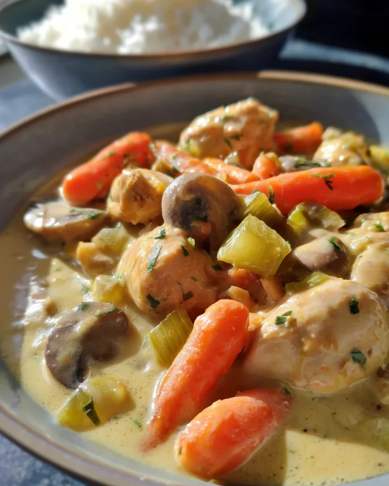 Blanquette de poulet au Cookeo