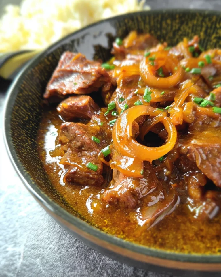 Boeuf aux oignons au Cookeo