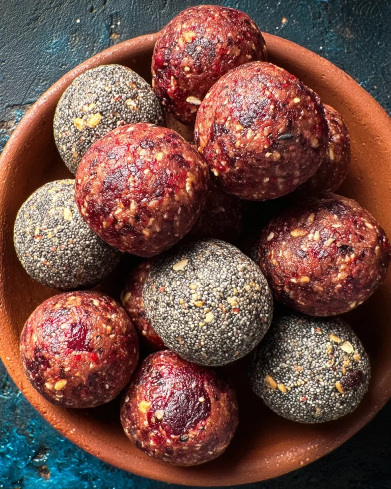 Boules d’énergie canneberge et chia