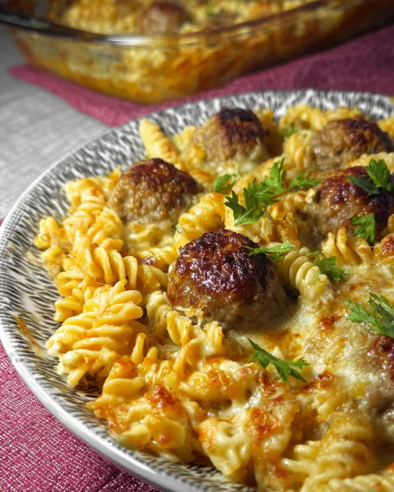 Boulettes de viande à la suédoise en gratin