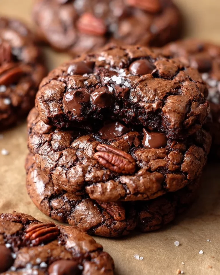 Brownie-cookies aux pépites de chocolat et noix de pécan