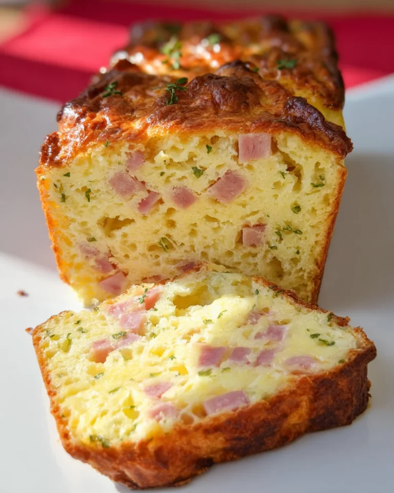 Cake jambon fromages