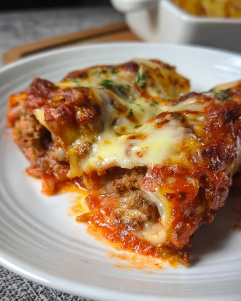 Cannelloni au boeuf et ricotta