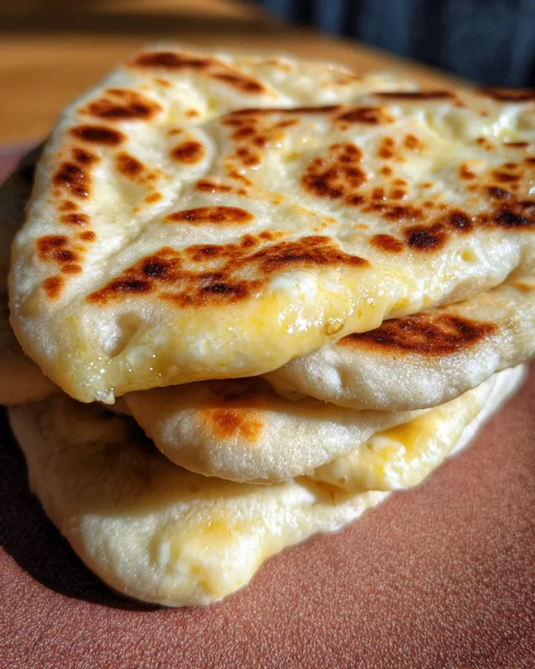 Cheese naan au levain