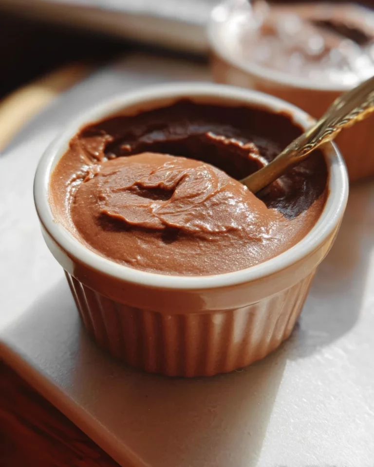Crème au chocolat sans oeuf