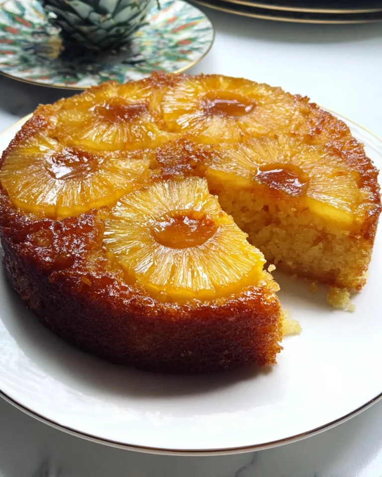 Gâteau renversé à l'ananas