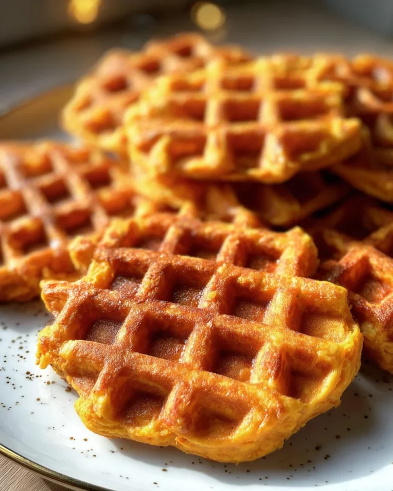 Gaufre à la patate douce