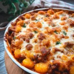 Gnocchis gratinés au four
