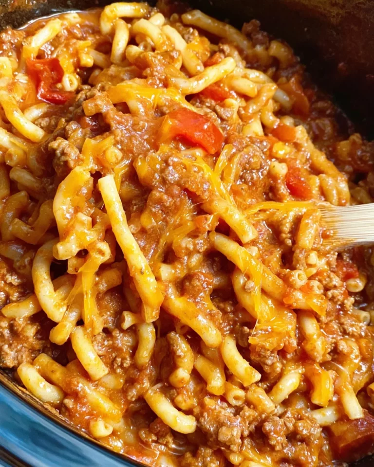 Goulash américain en mijoteuse