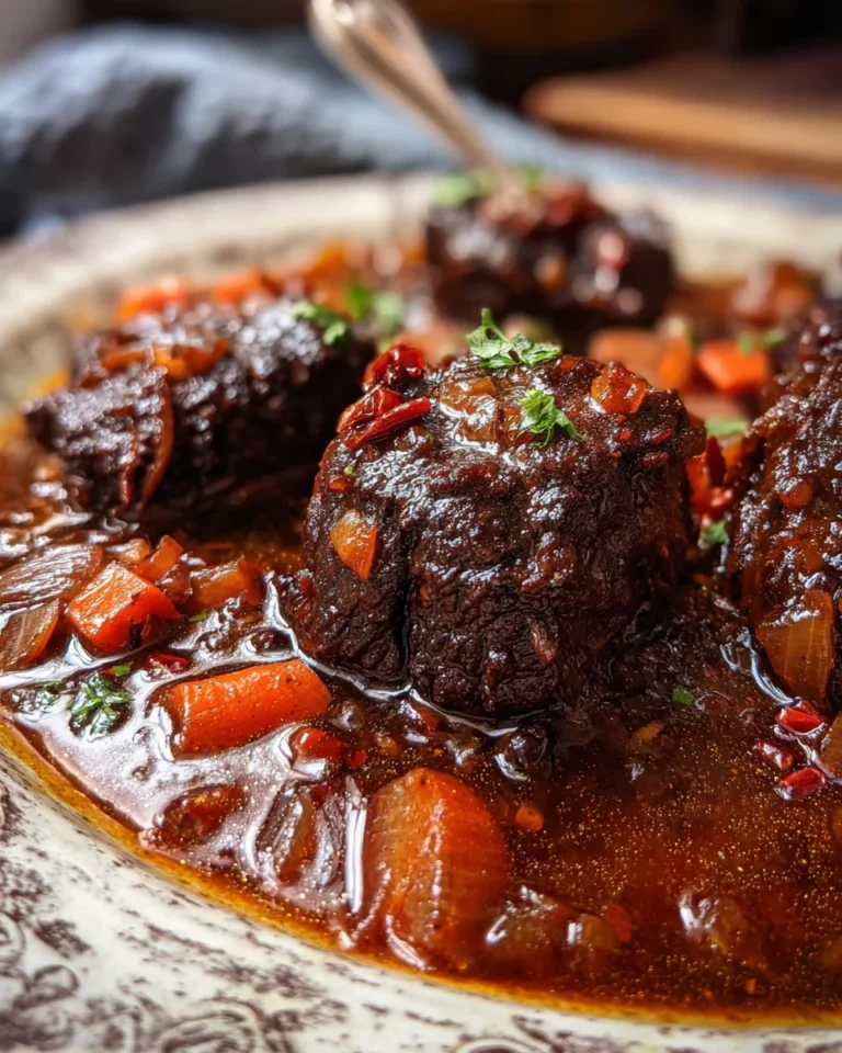 Joue de boeuf au miel