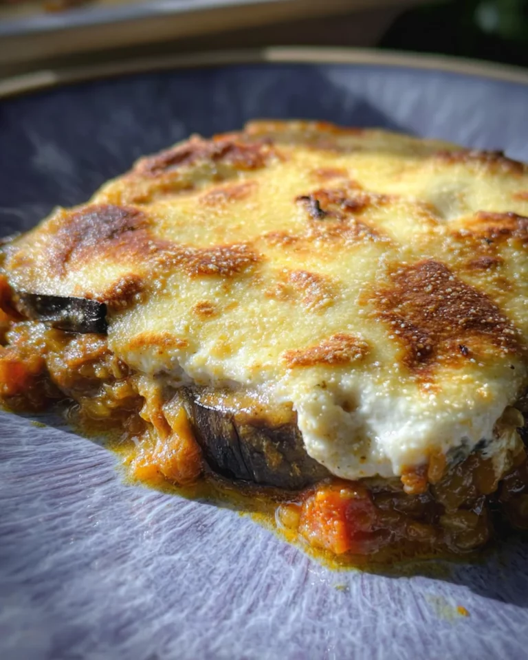 Moussaka aux lentilles