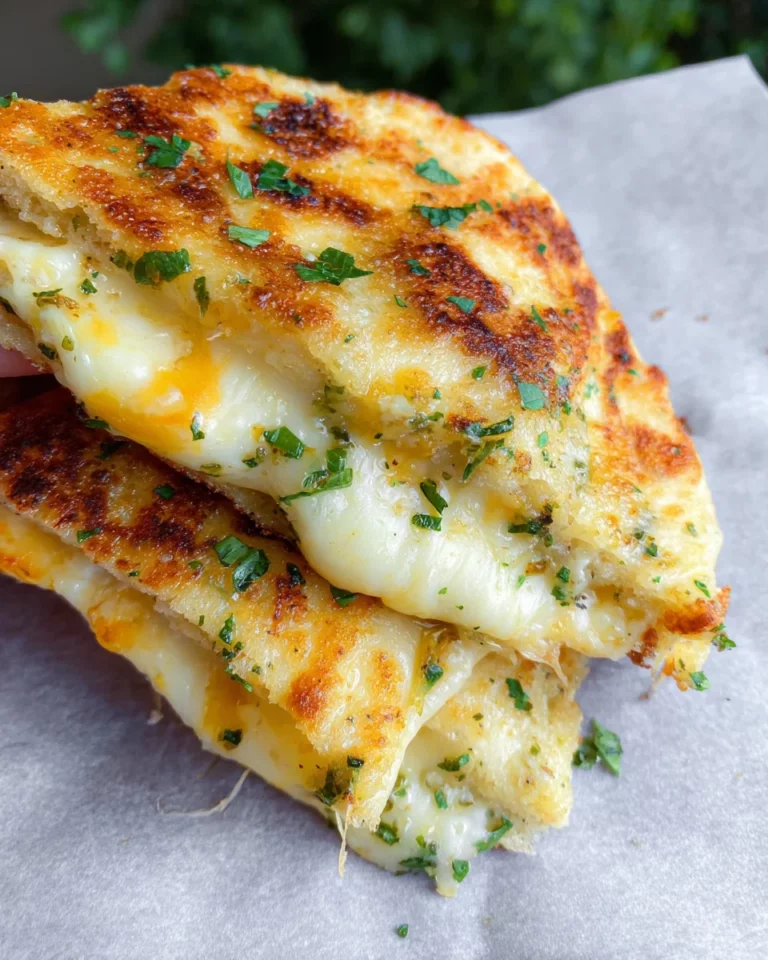 Naan façon grilled cheese