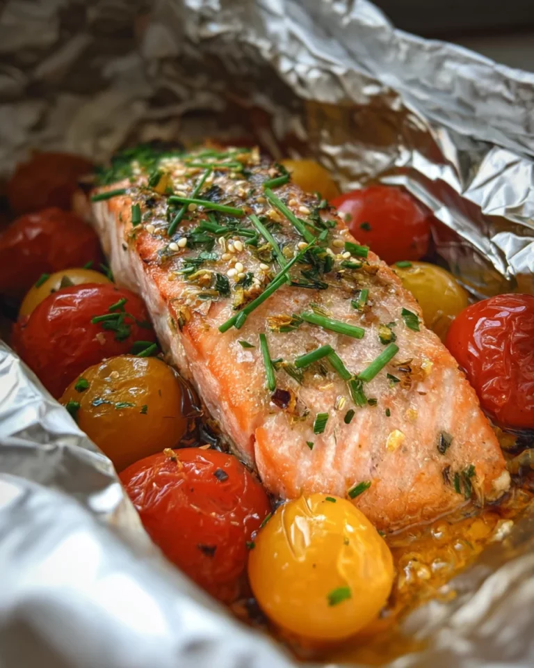 Papillote de saumon au barbecue