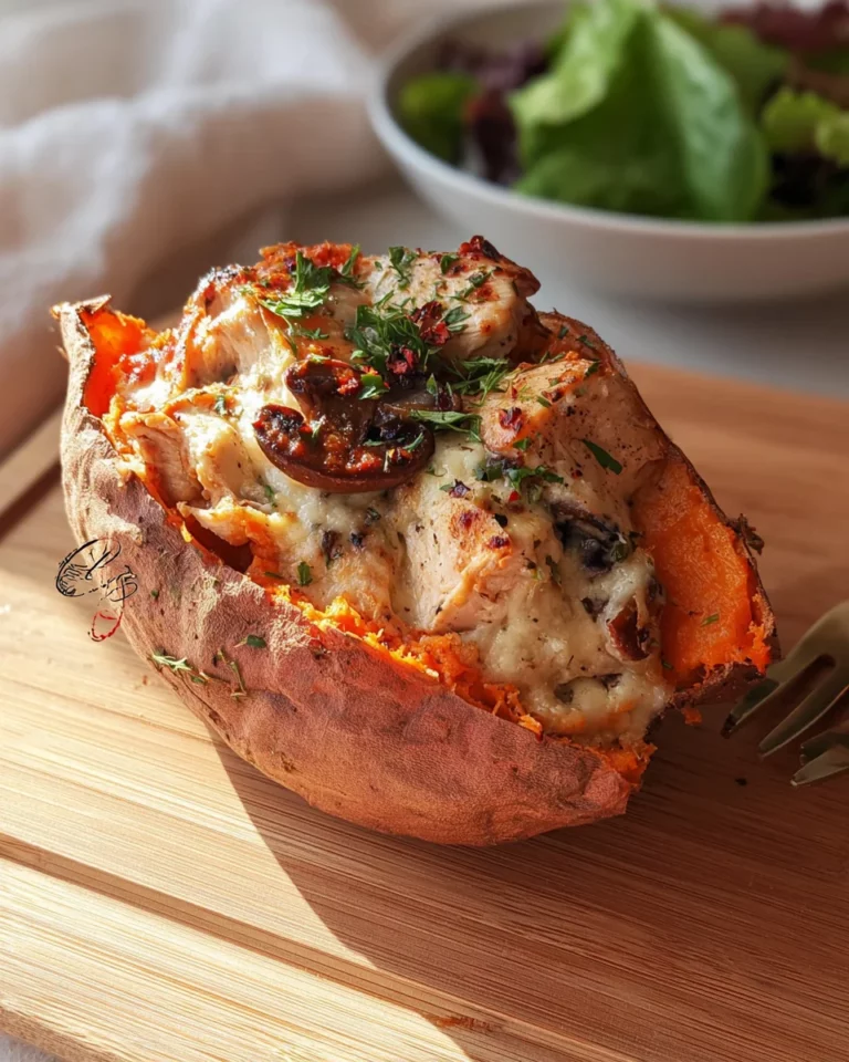 Patate douce poulet ricotta