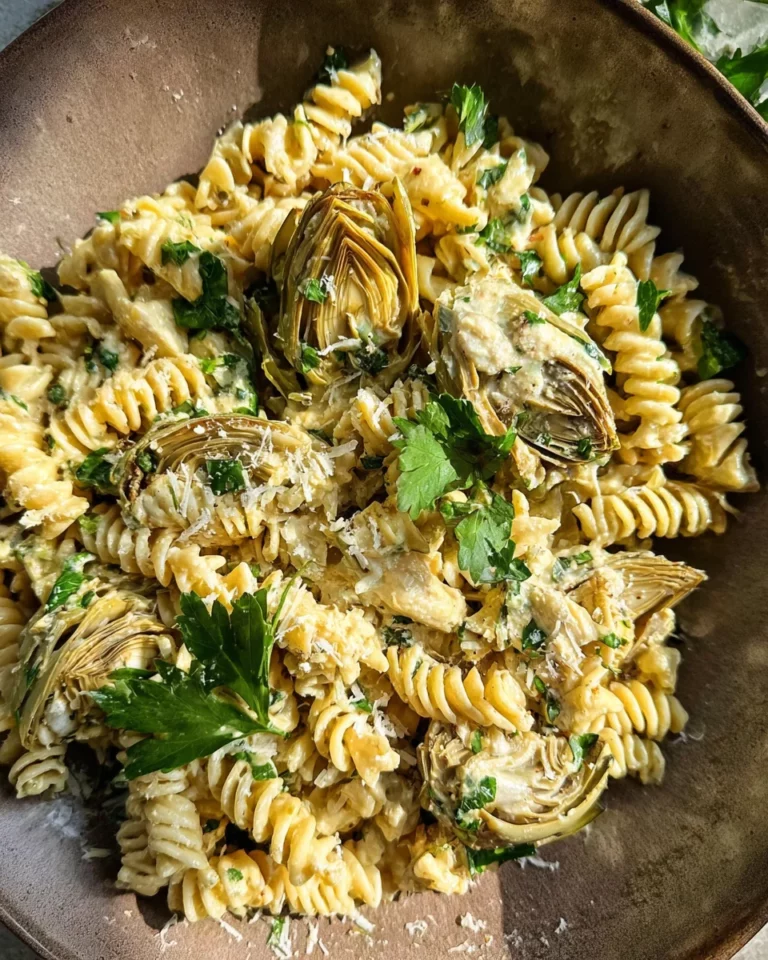 Pâtes aux artichauts