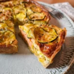 Quiche au saumon et courgettes