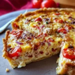 Quiche tomates cerises, thon & mozzarella