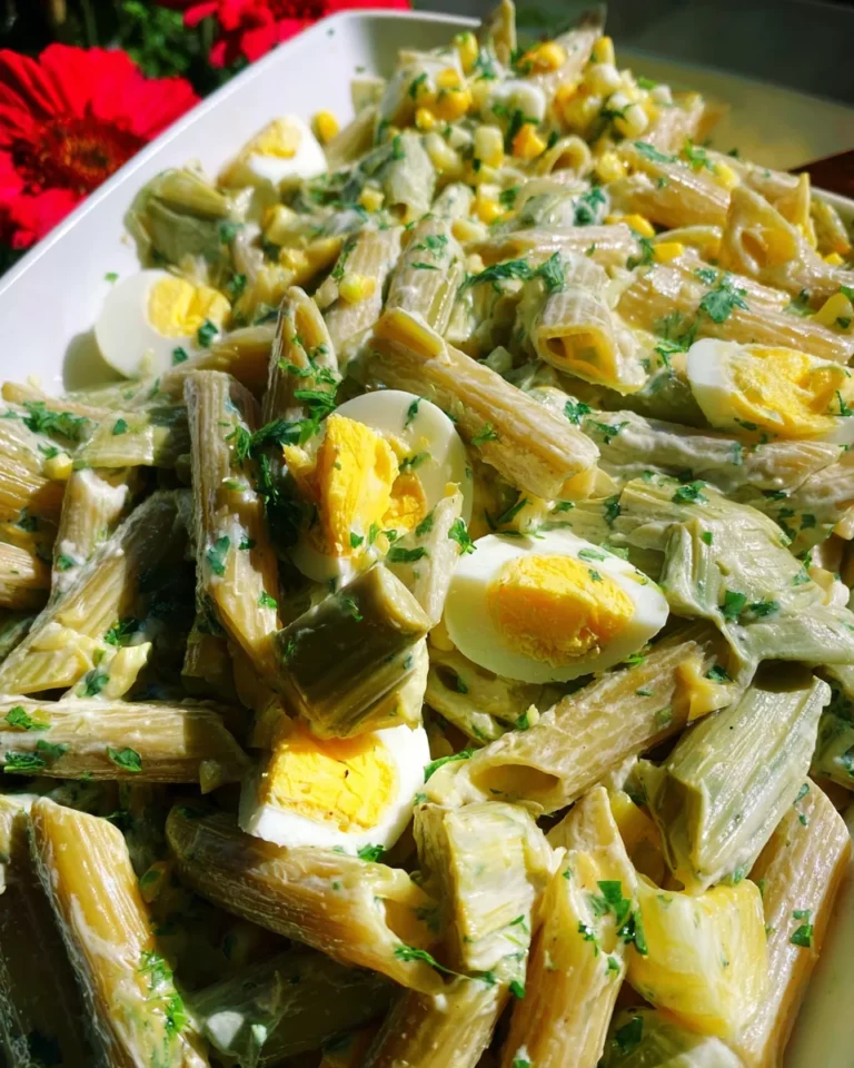 Salade de pâtes aux artichauts