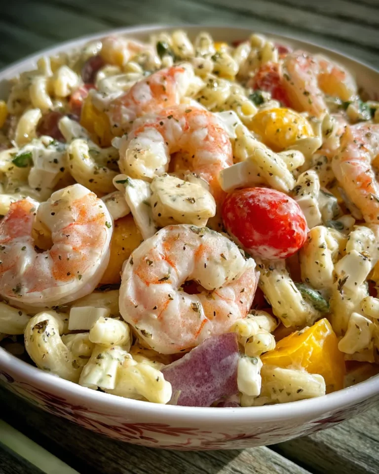 Salade de pâtes aux crevettes