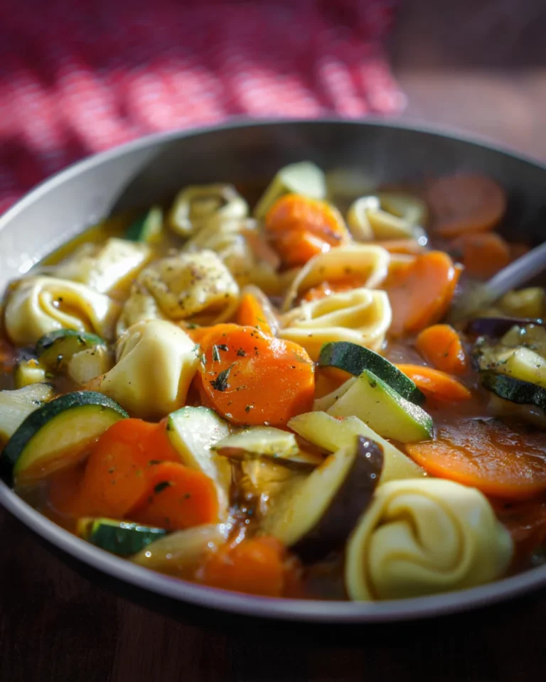 Soupe de légumes aux Tortellinis