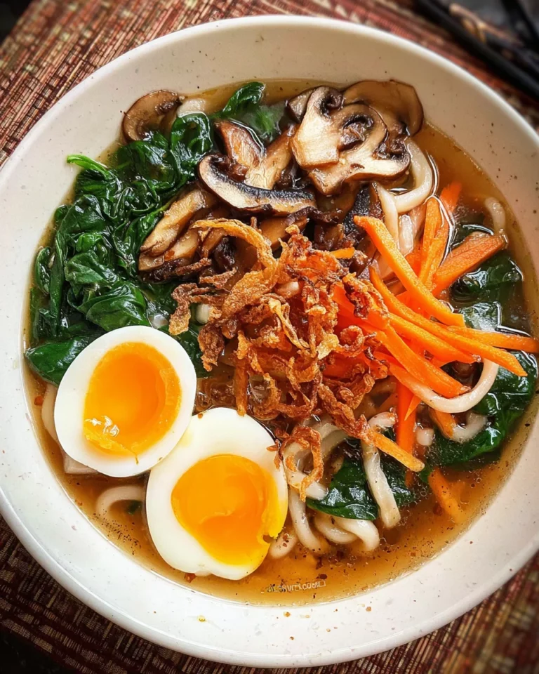 Soupe de nouilles udon au miso