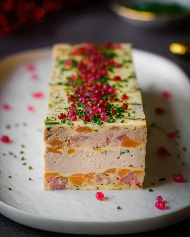Terrine de poisson : saumon et noix de Saint-Jacques
