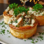 Vol au vent poulet champignons